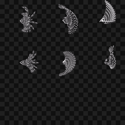 Optic flap wing asset pack / 6 loops
