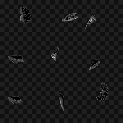 Random flap wing asset pack / 9 loops