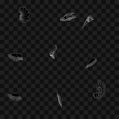 Random flap wing asset pack / 9 loops