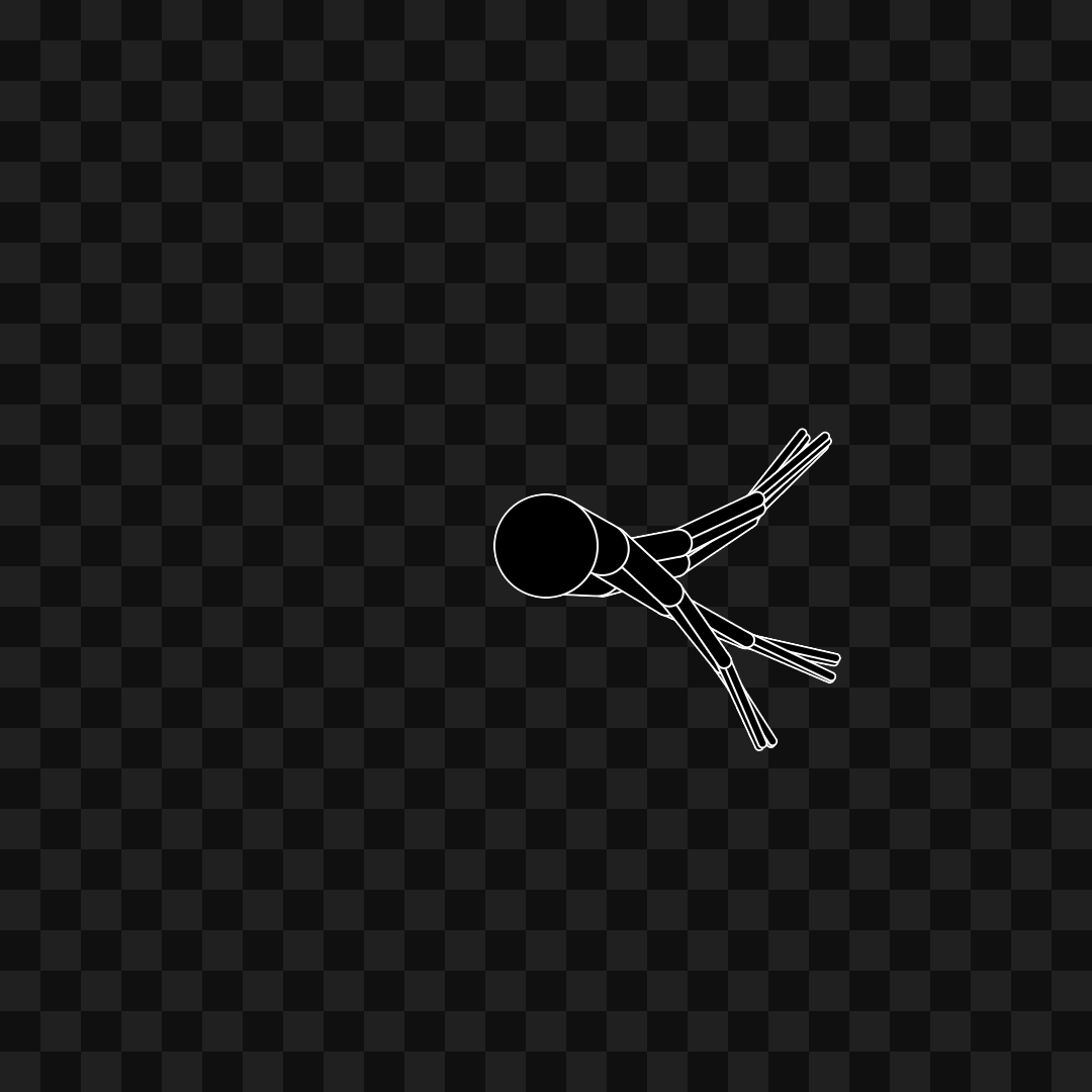 Round flap wing asset pack / 11 loops