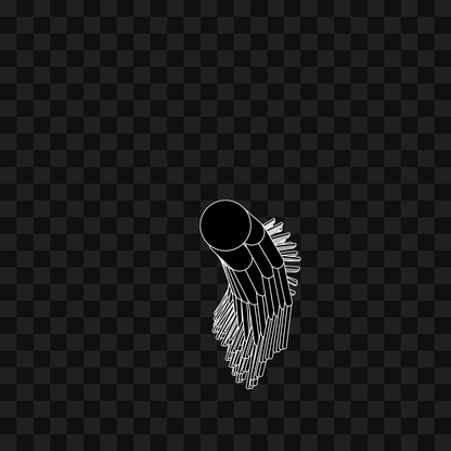 Round flap wing asset pack / 11 loops