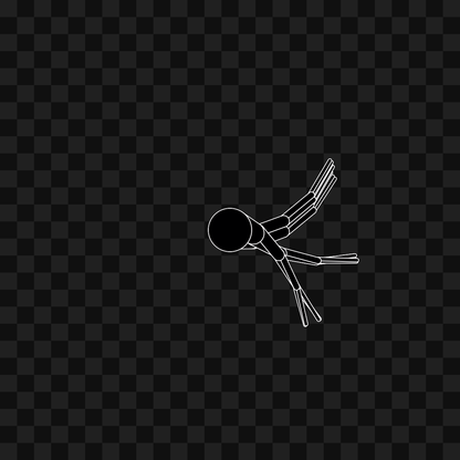 Round flap wing asset pack / 11 loops