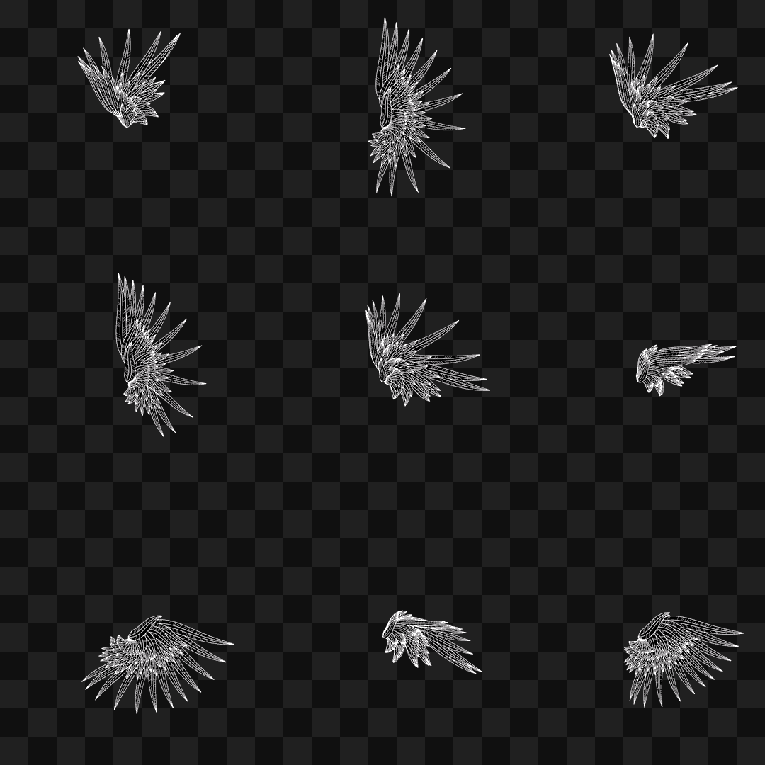 Softleaf flap wing asset pack / 12 loops