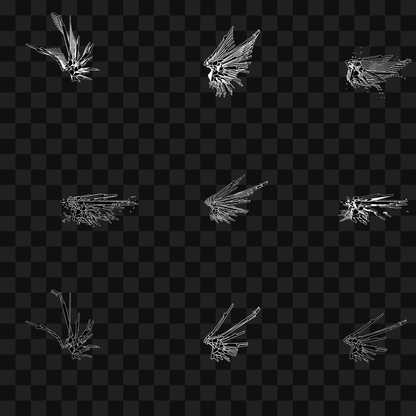 Techtube flap wing asset pack / 10 loops