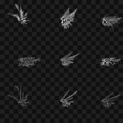 Techtube flap wing asset pack / 10 loops