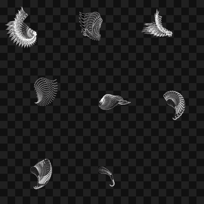 Twist flap wing asset pack / 8 loops