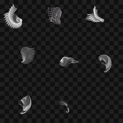 Twist flap wing asset pack / 8 loops