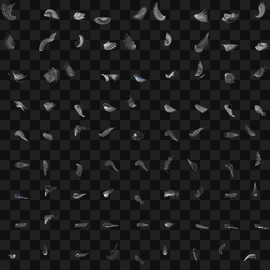 Frag wing asset bundle / 116 loops