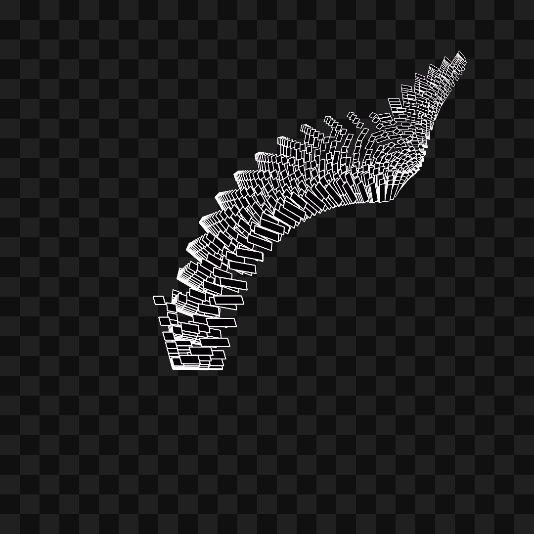 Blocks frag wing asset pack / 17 loops