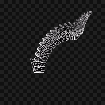 Blocks frag wing asset pack / 17 loops