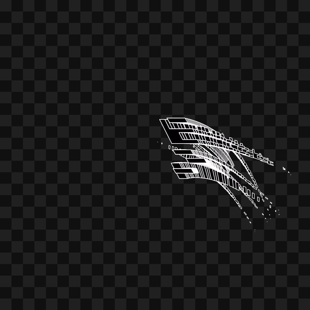 Blocks frag wing asset pack / 17 loops