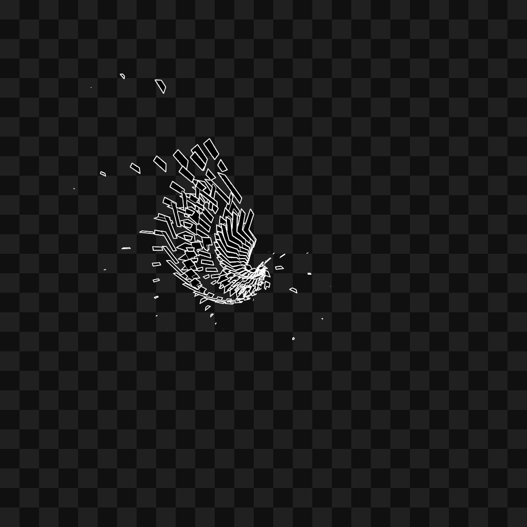 Blocks frag wing asset pack / 17 loops