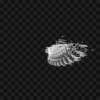 Frag wing asset bundle / 116 loops