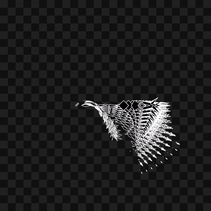 Organic frag wing asset pack / 19 loops