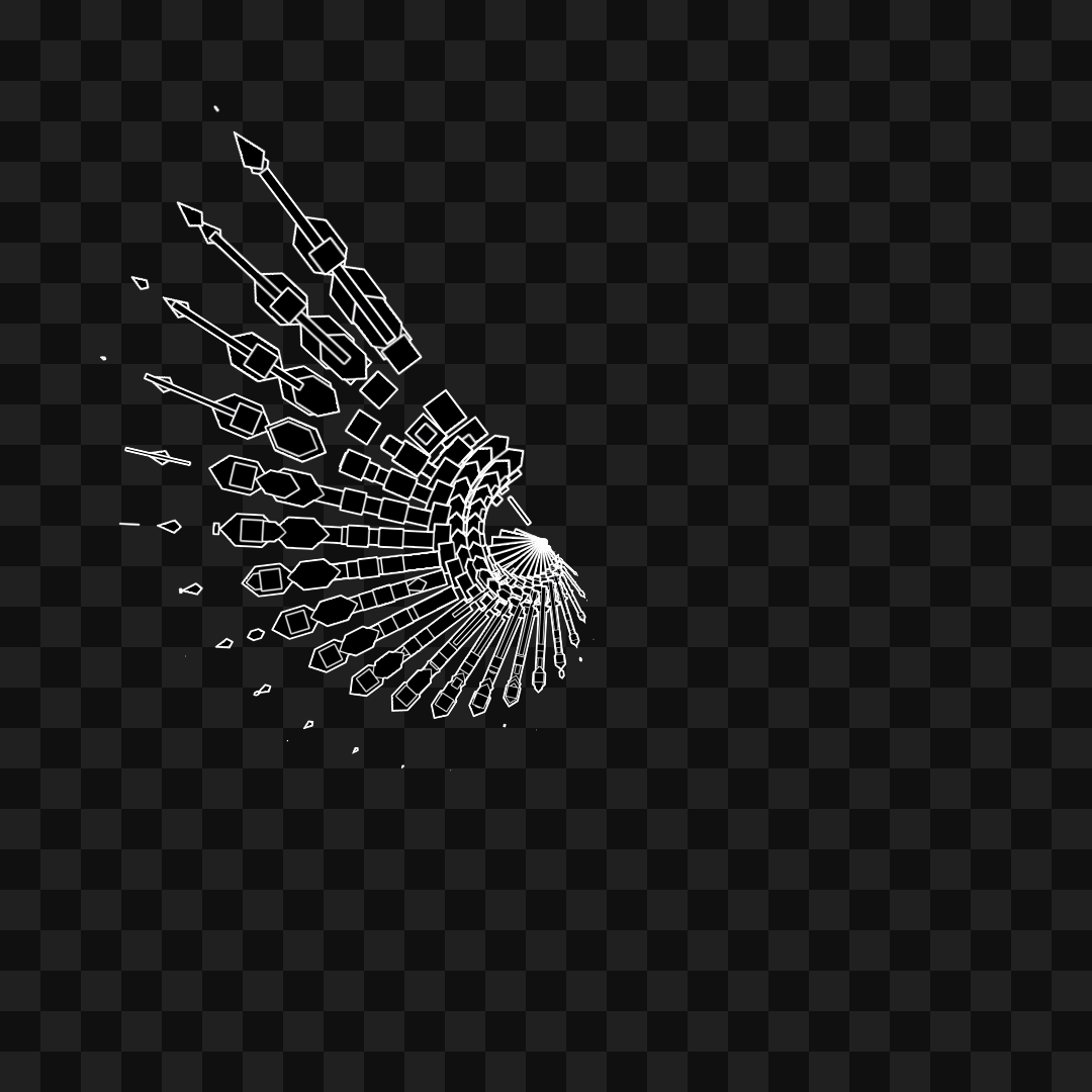 Organic frag wing asset pack / 19 loops
