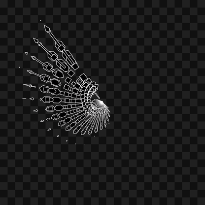 Organic frag wing asset pack / 19 loops