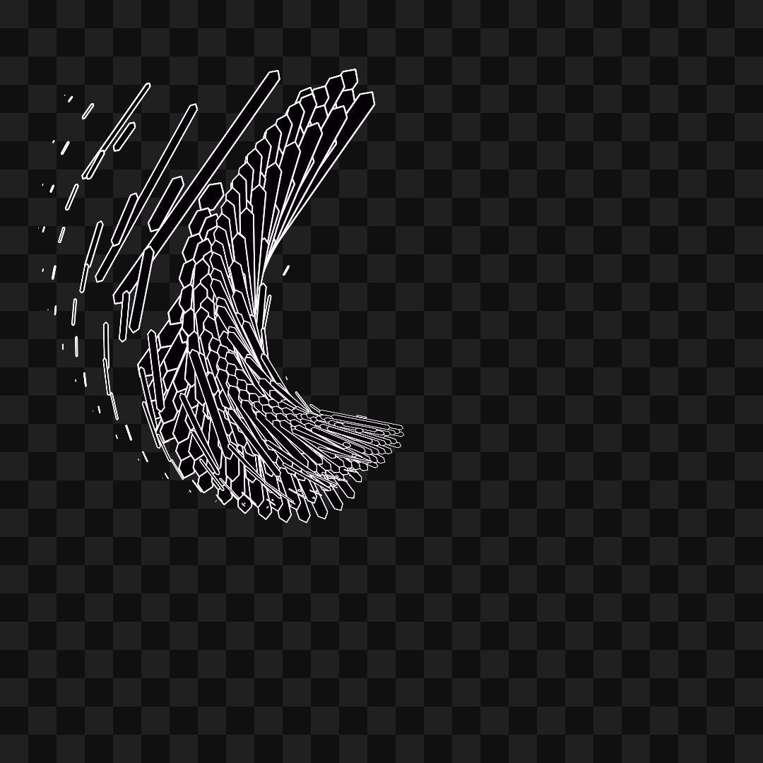 Organic frag wing asset pack / 19 loops