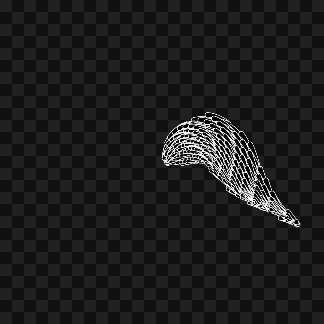 Particle frag wing asset pack / 30 loops