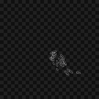Particle frag wing asset pack / 30 loops