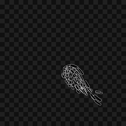 Particle frag wing asset pack / 30 loops