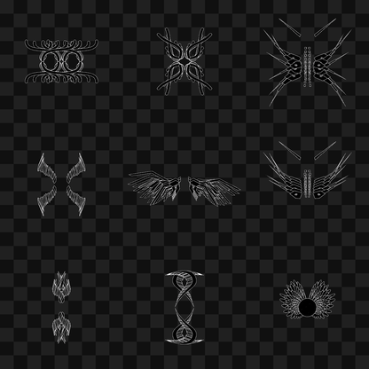 Alpha flap wingset asset pack / 12 loops