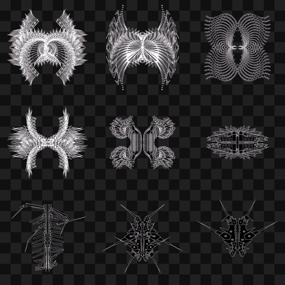 Beta flap wingset asset pack / 9 loops