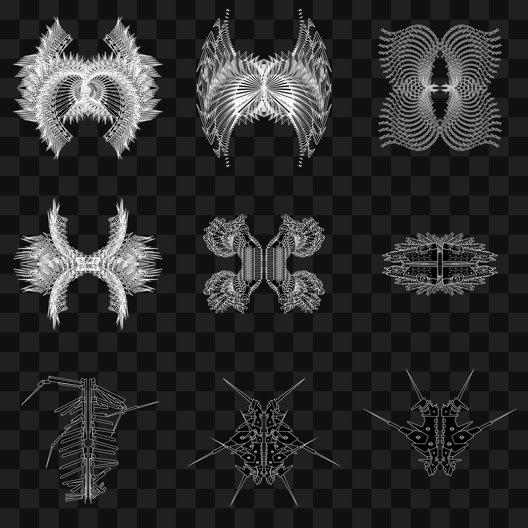 Beta flap wingset asset pack / 9 loops