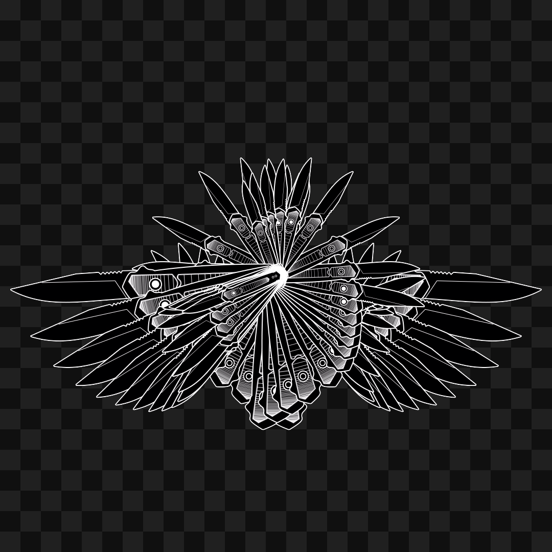 Blade flap wingset asset pack / 17 loops