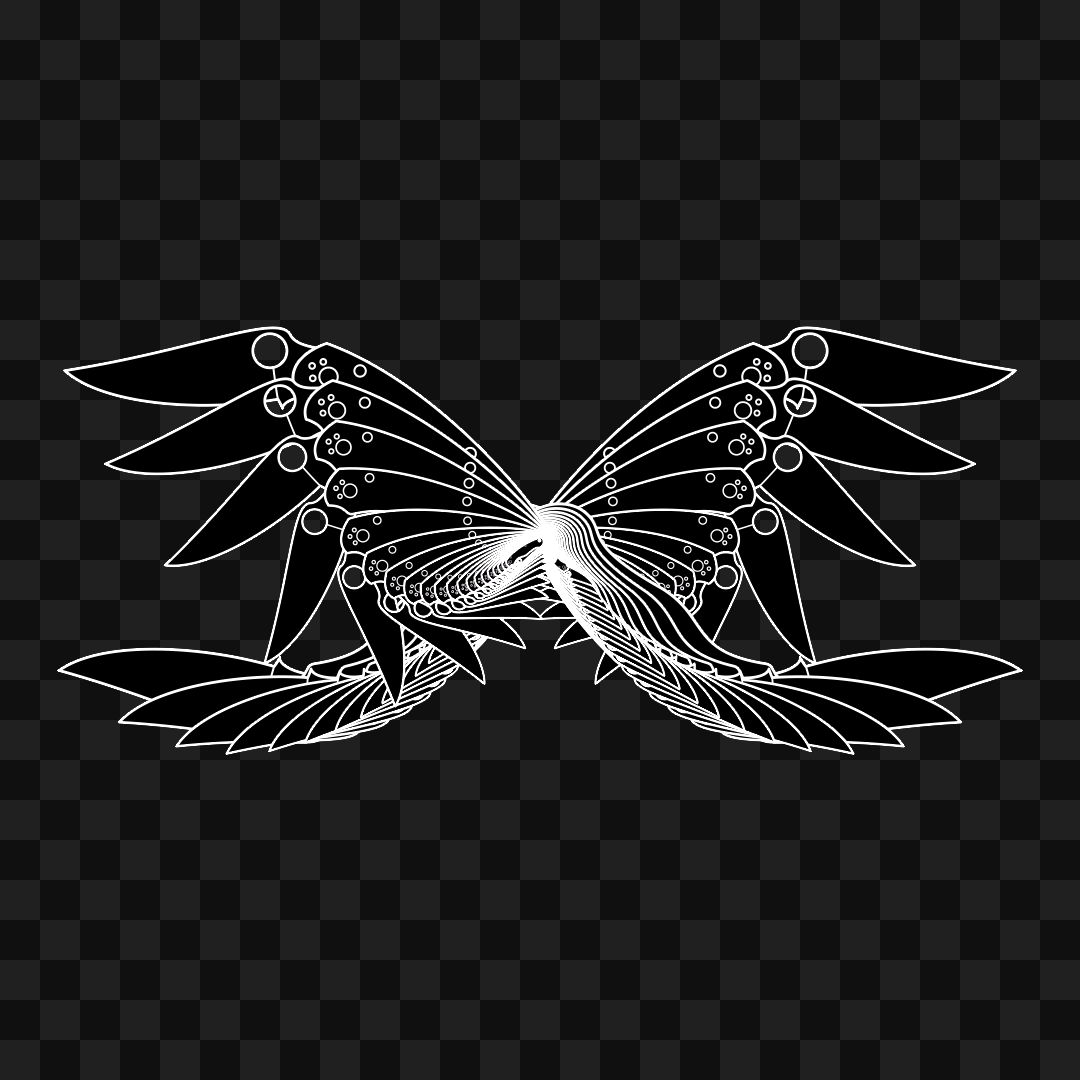 Blade flap wingset asset pack / 17 loops