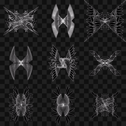 Blade flap wingset asset pack / 17 loops