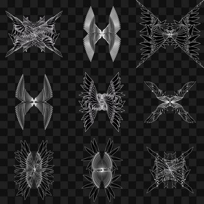 Blade flap wingset asset pack / 17 loops