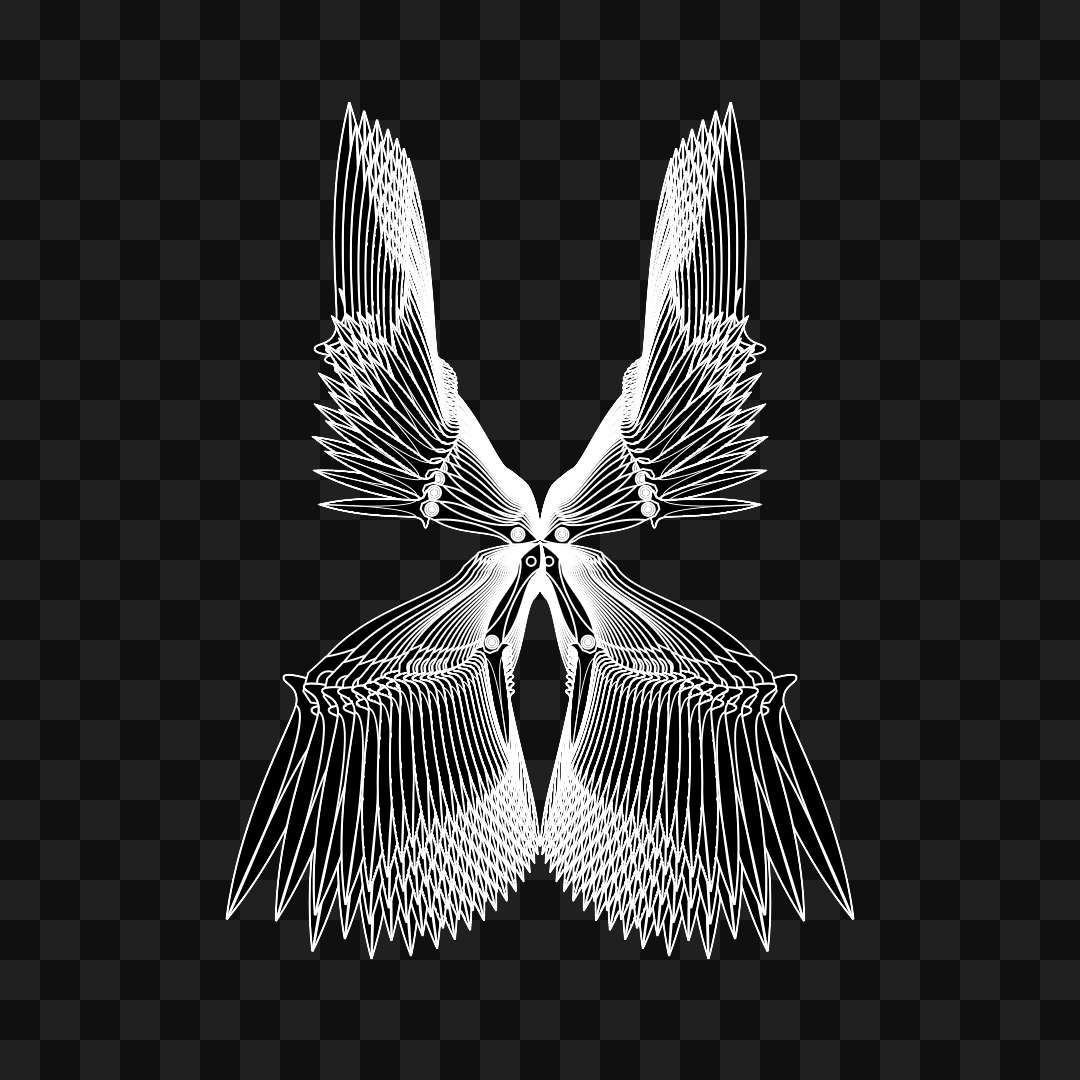 Blade flap wingset asset pack / 17 loops