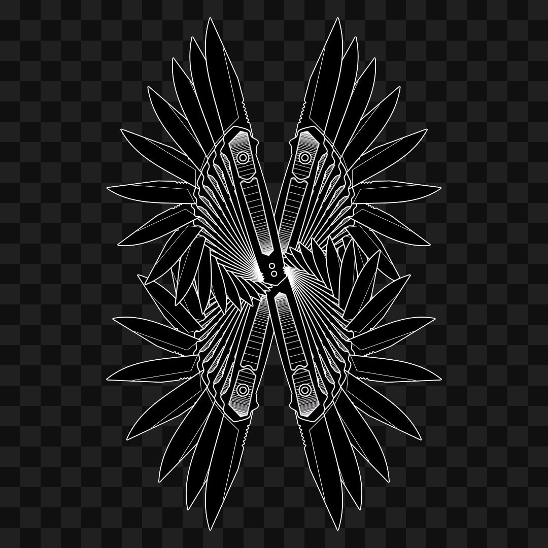 Blade flap wingset asset pack / 17 loops