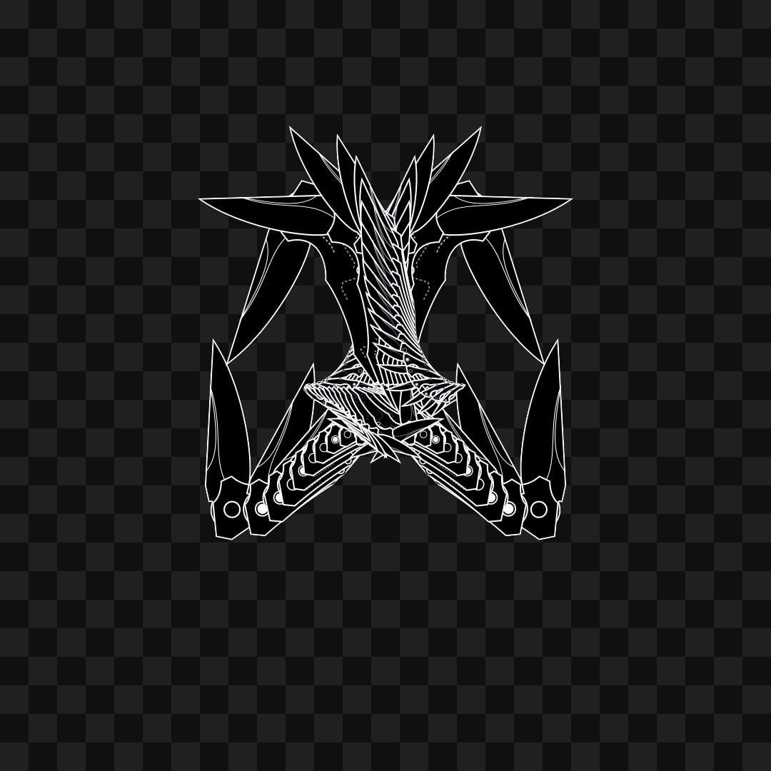 Blade flap wingset asset pack / 17 loops