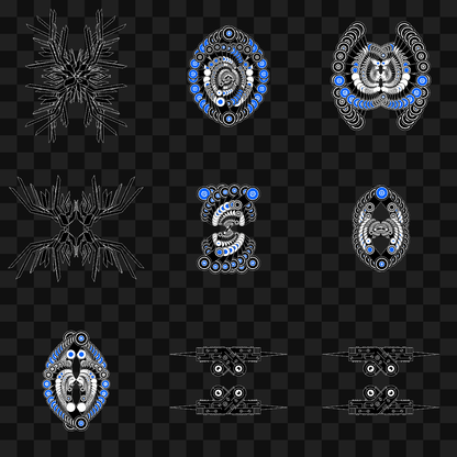 Delta flap wingset asset pack / 9 loops