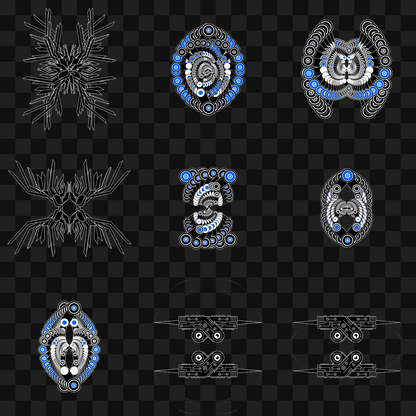 Delta flap wingset asset pack / 9 loops