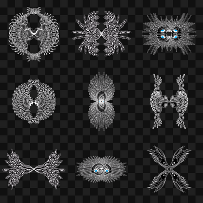 Epsilon flap wingset asset pack / 11 loops