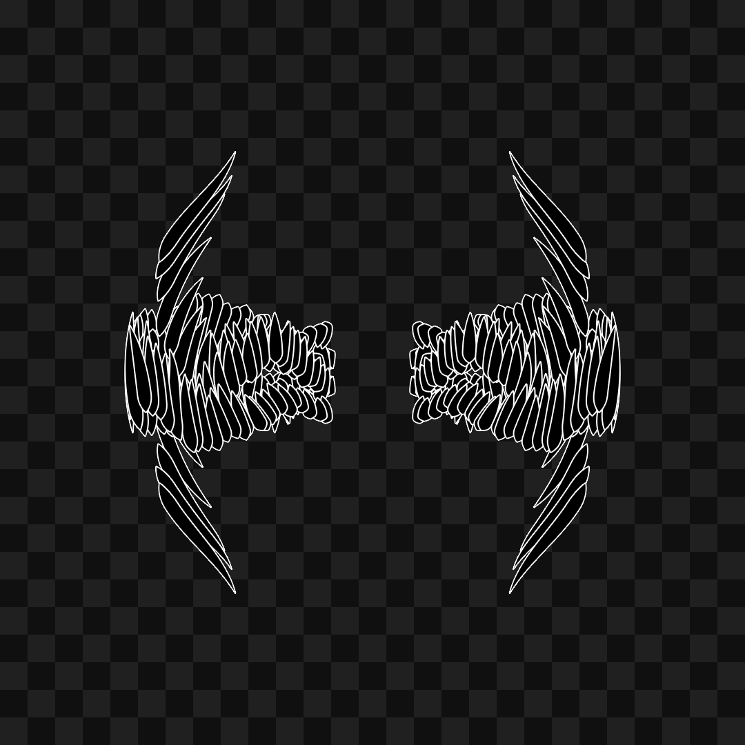 Eta flap wingset asset pack / 11 loops