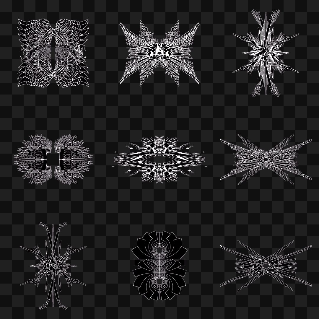Iota flap wingset asset pack / 11 loops