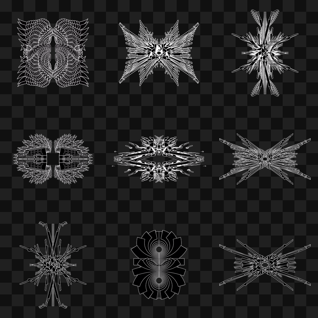 Iota flap wingset asset pack / 11 loops