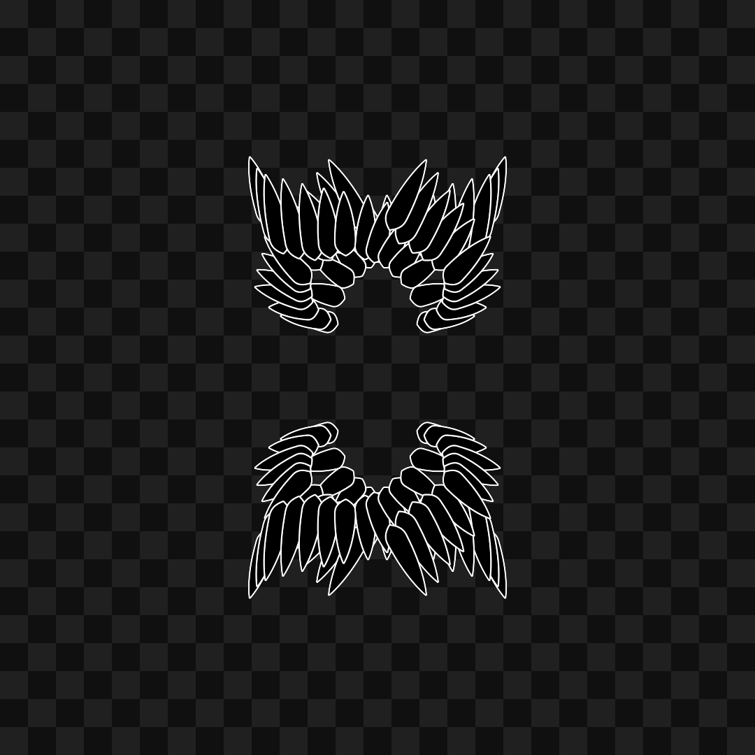 Kappa flap wingset asset pack / 12 loops