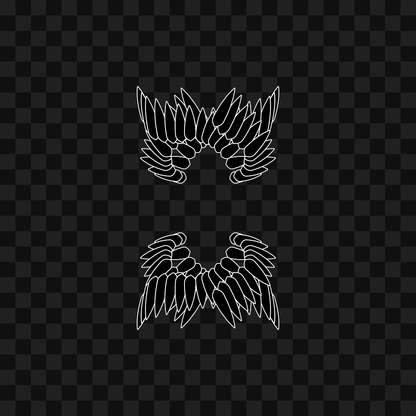 Kappa flap wingset asset pack / 12 loops