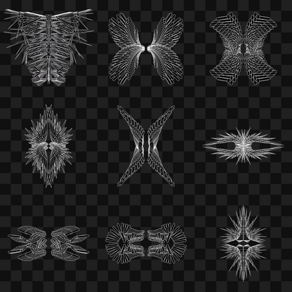 Kappa flap wingset asset pack / 12 loops