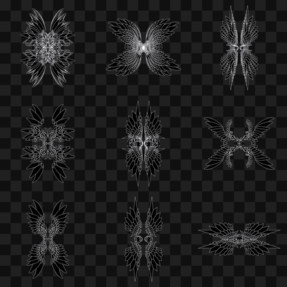 Theta flap wingset asset pack / 10 loops