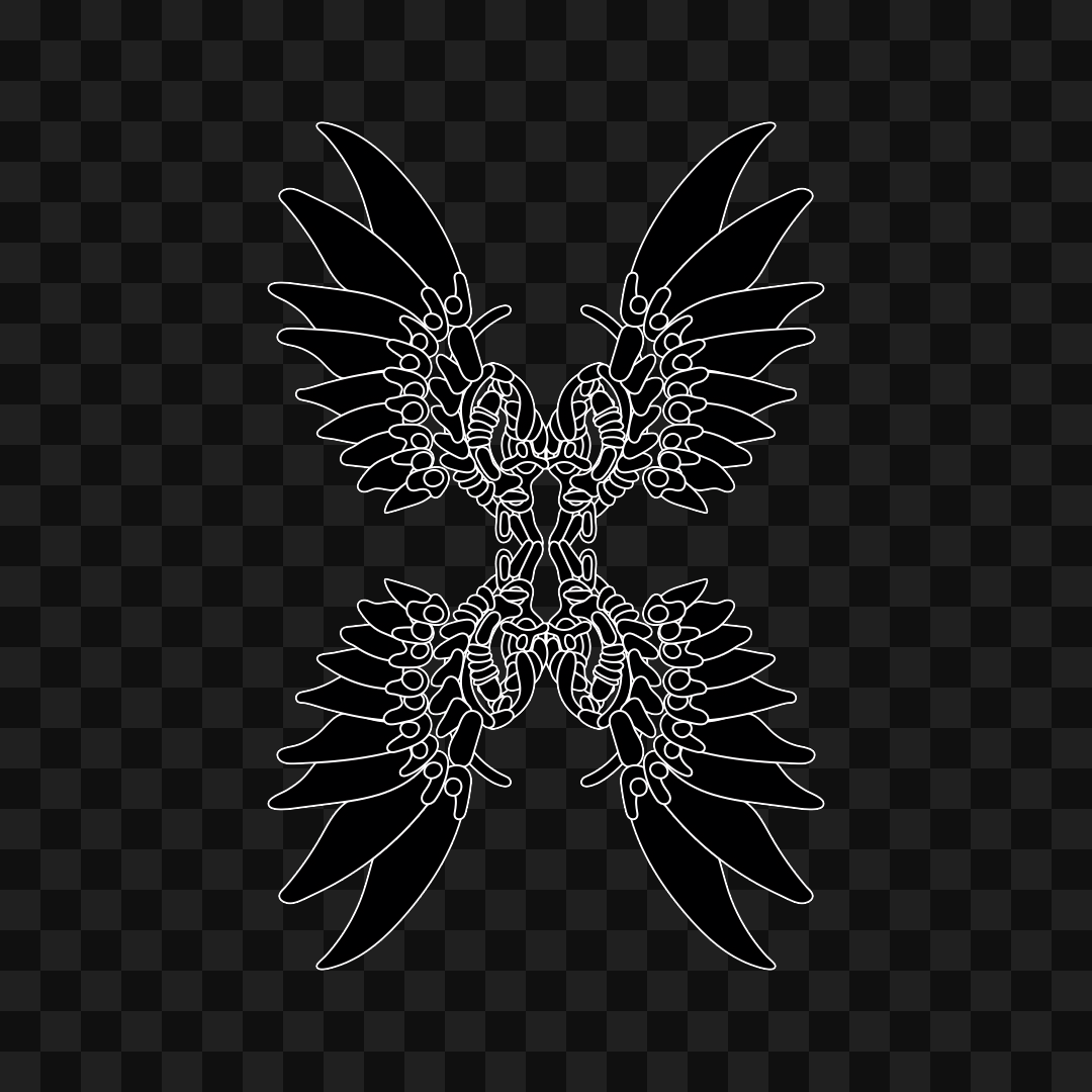 Theta flap wingset asset pack / 10 loops