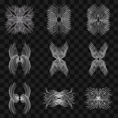 Zeta flap wingset asset pack / 11 loops