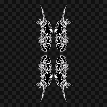 Zeta flap wingset asset pack / 11 loops