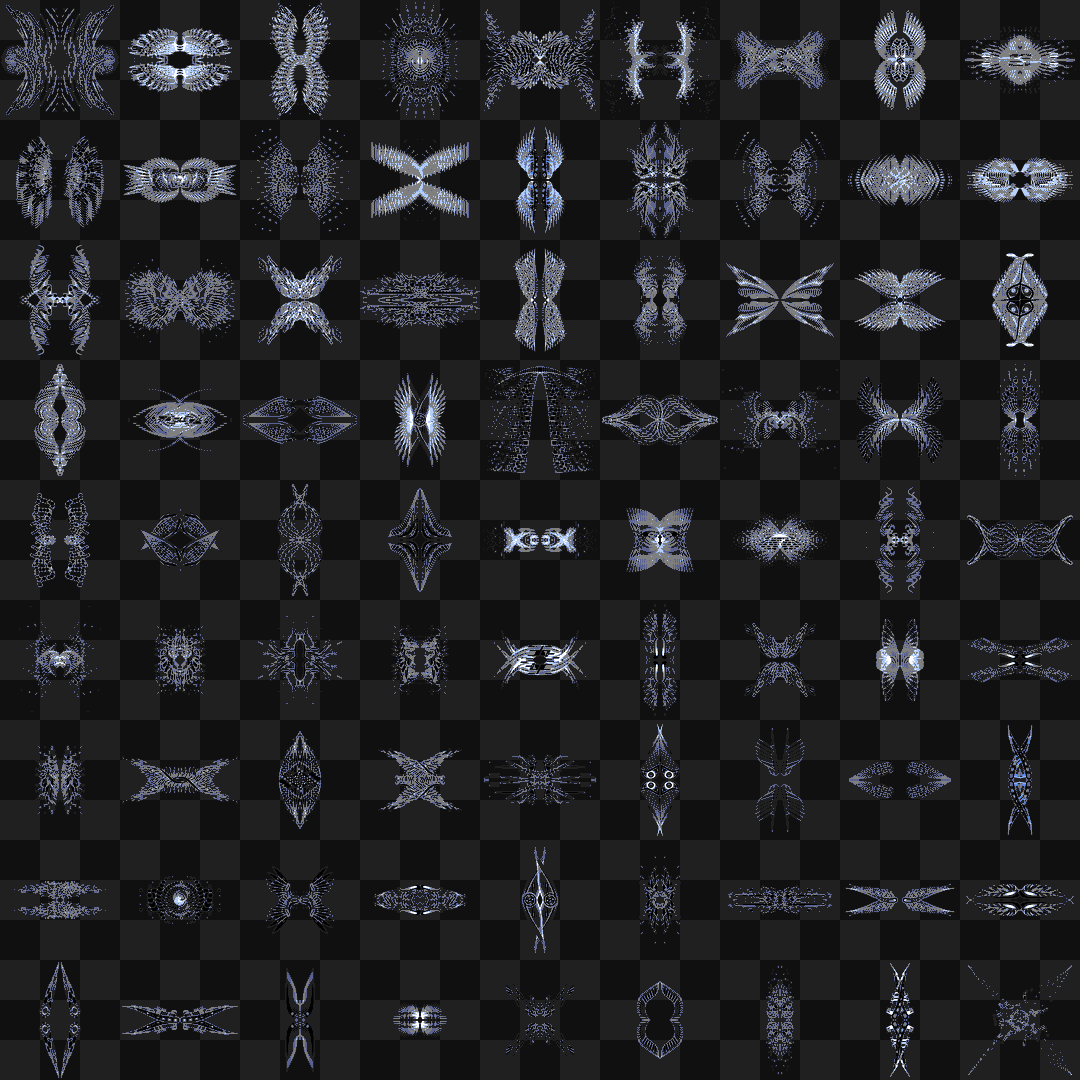 Frag quad wingset asset bundle / 113 loops
