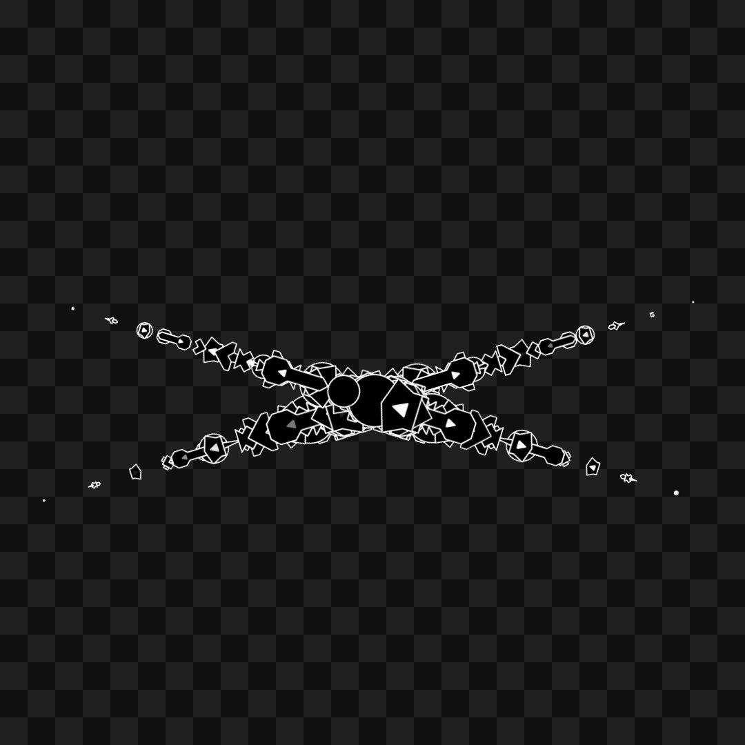 Alpha frag quad wingset asset pack / 11 loops
