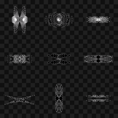 Alpha frag quad wingset asset pack / 11 loops